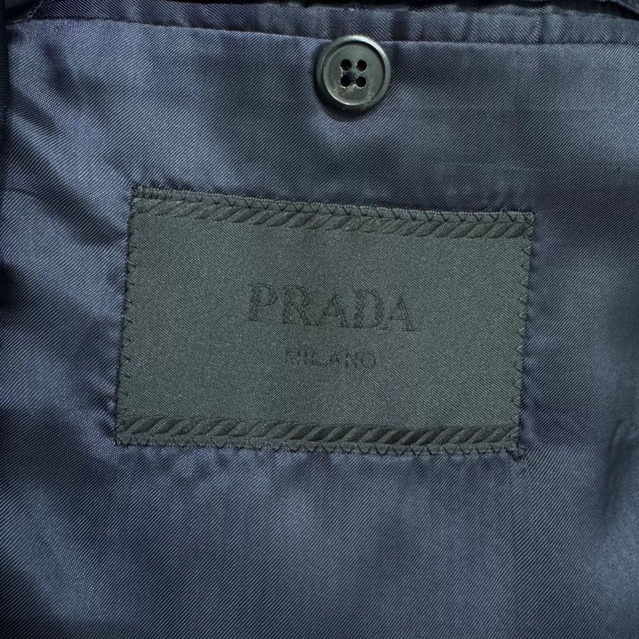 Prada prada blue striped suit jacket size 52 Size US L / EU 52-54 / 3 - 3 Thumbnail