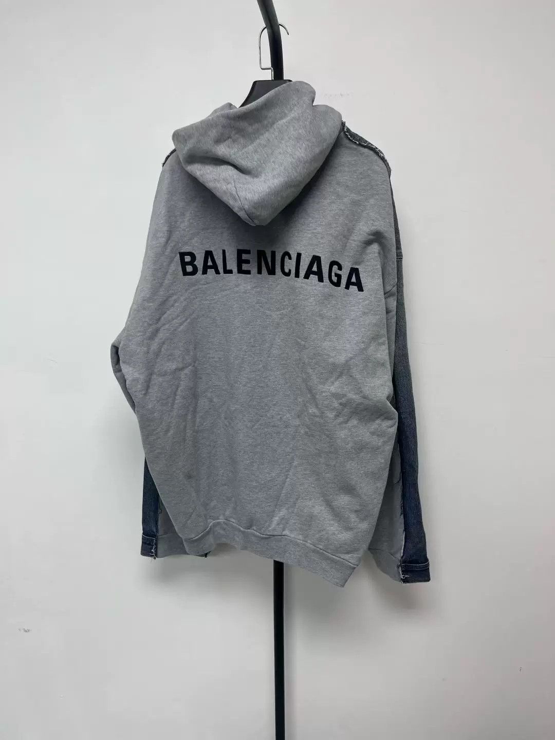Balenciaga balenciaga denim hooded casual jacket Size US M / EU 48-50 / 2 - 3 Thumbnail