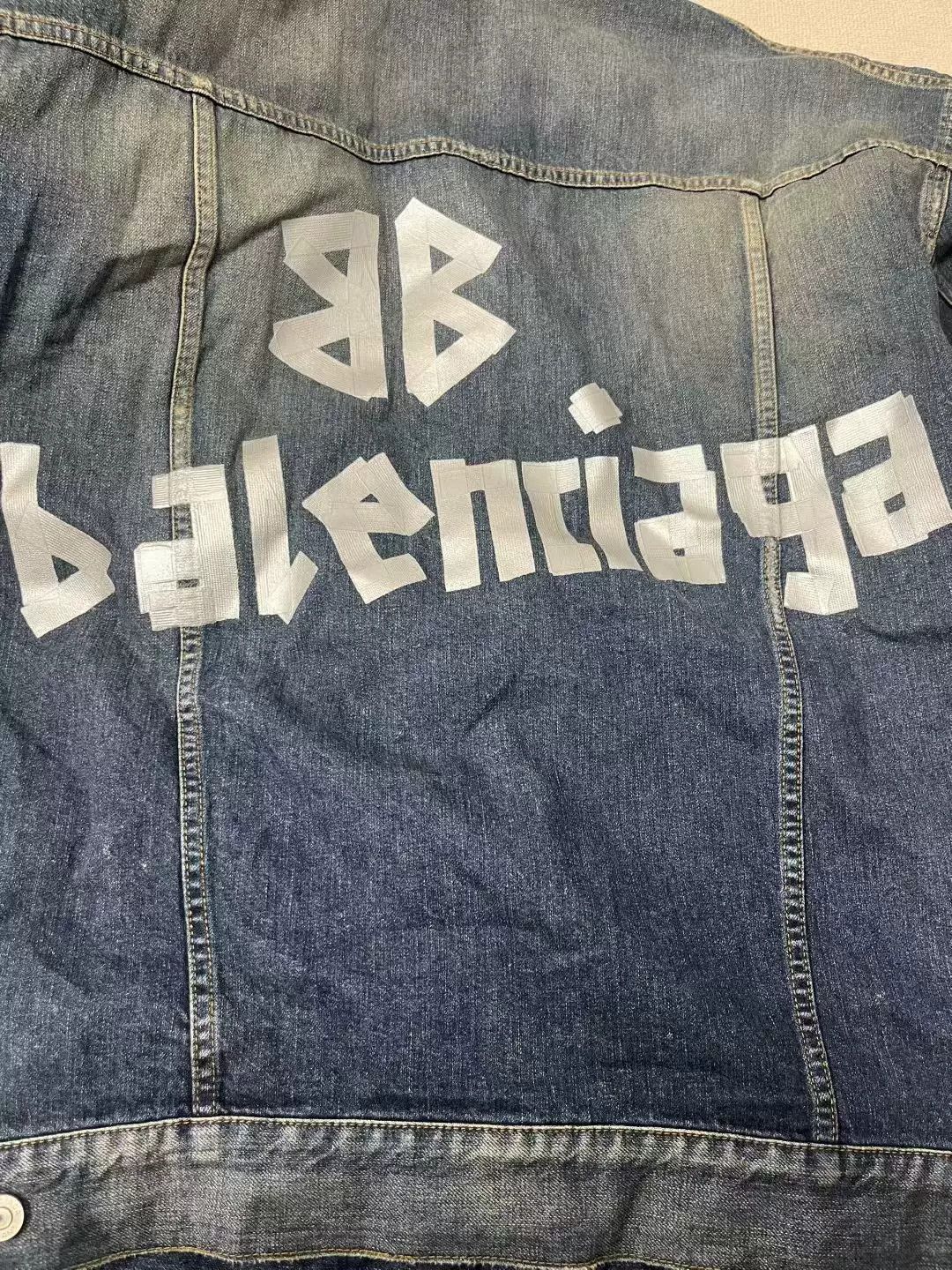Balenciaga balenciaga washed denim long sleeve jacket Size US XS / EU 42 / 0 - 4 Thumbnail
