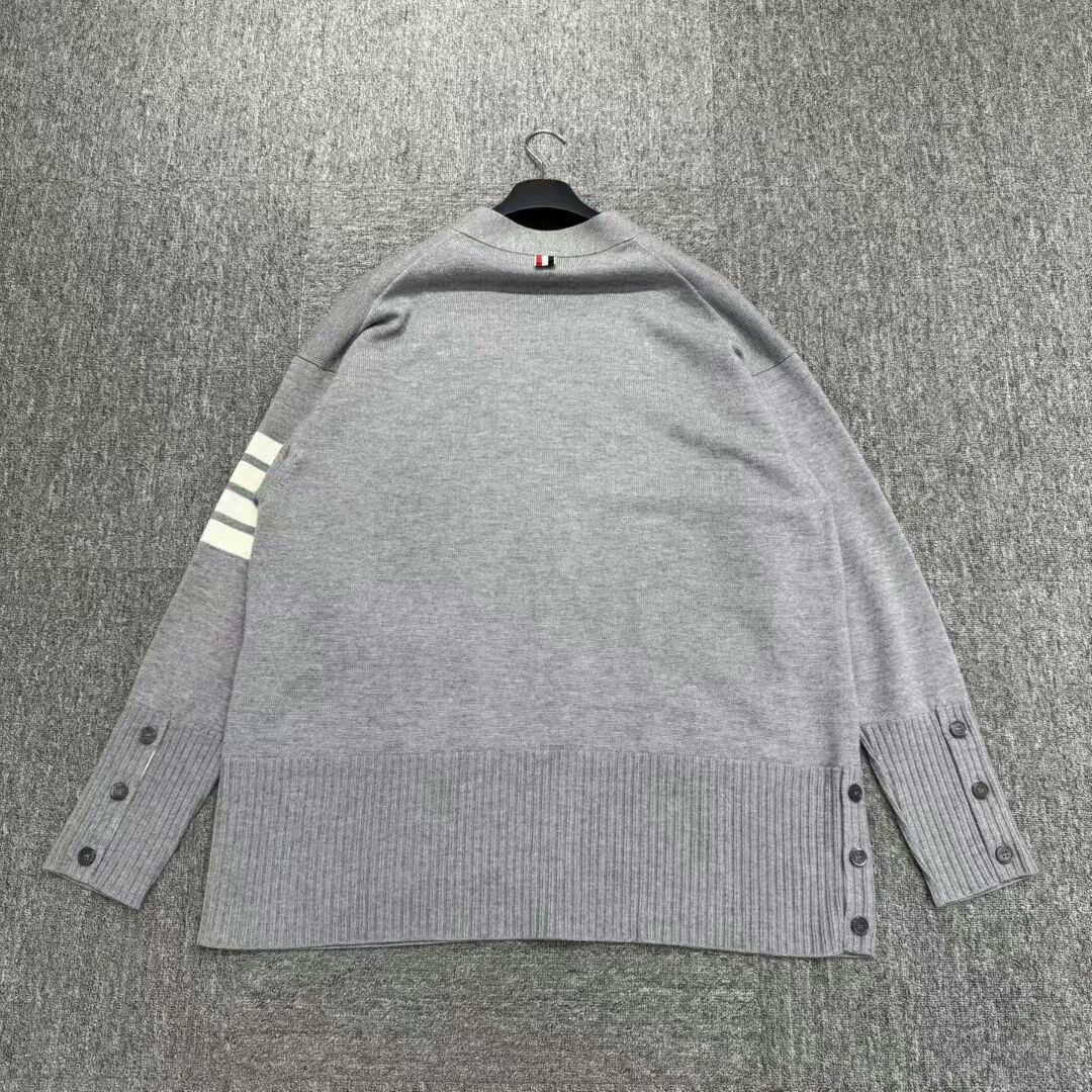 Thom Browne thom browne striped knit wool cardigan Size US L / EU 52-54 / 3 - 3 Thumbnail