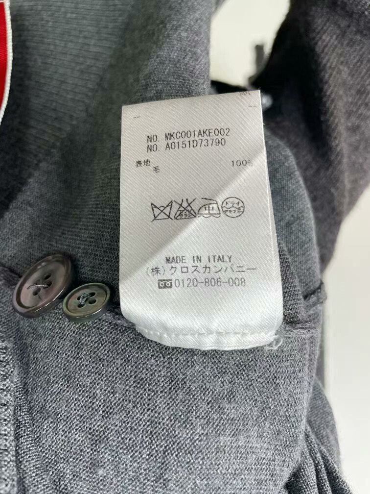 Thom Browne thom browne gray cardigan with stripes Size US M / EU 48-50 / 2 - 4 Thumbnail