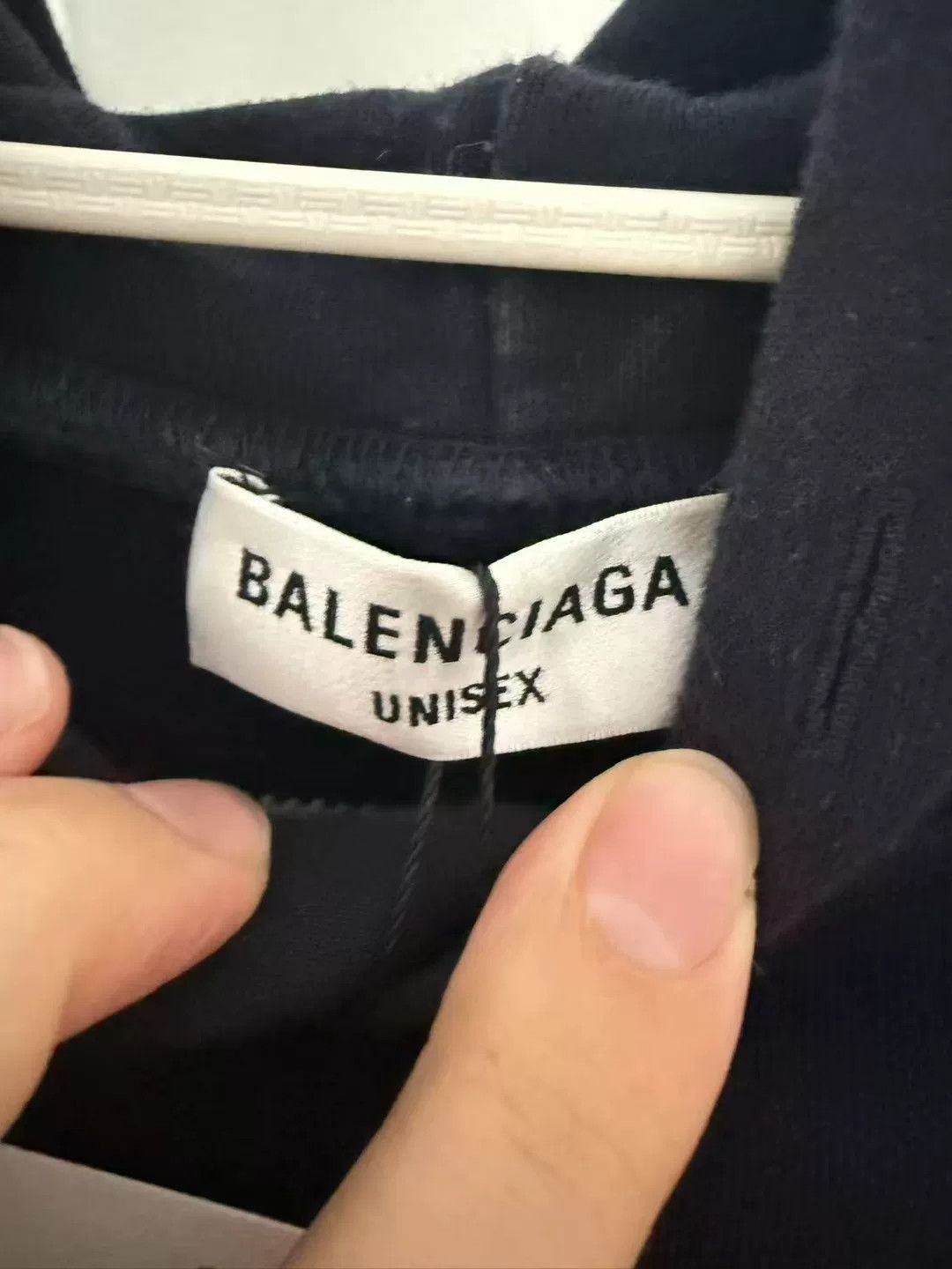 Balenciaga balenciaga black embroidered sweatshirt size 3 Size US M / EU 48-50 / 2 - 2 Thumbnail