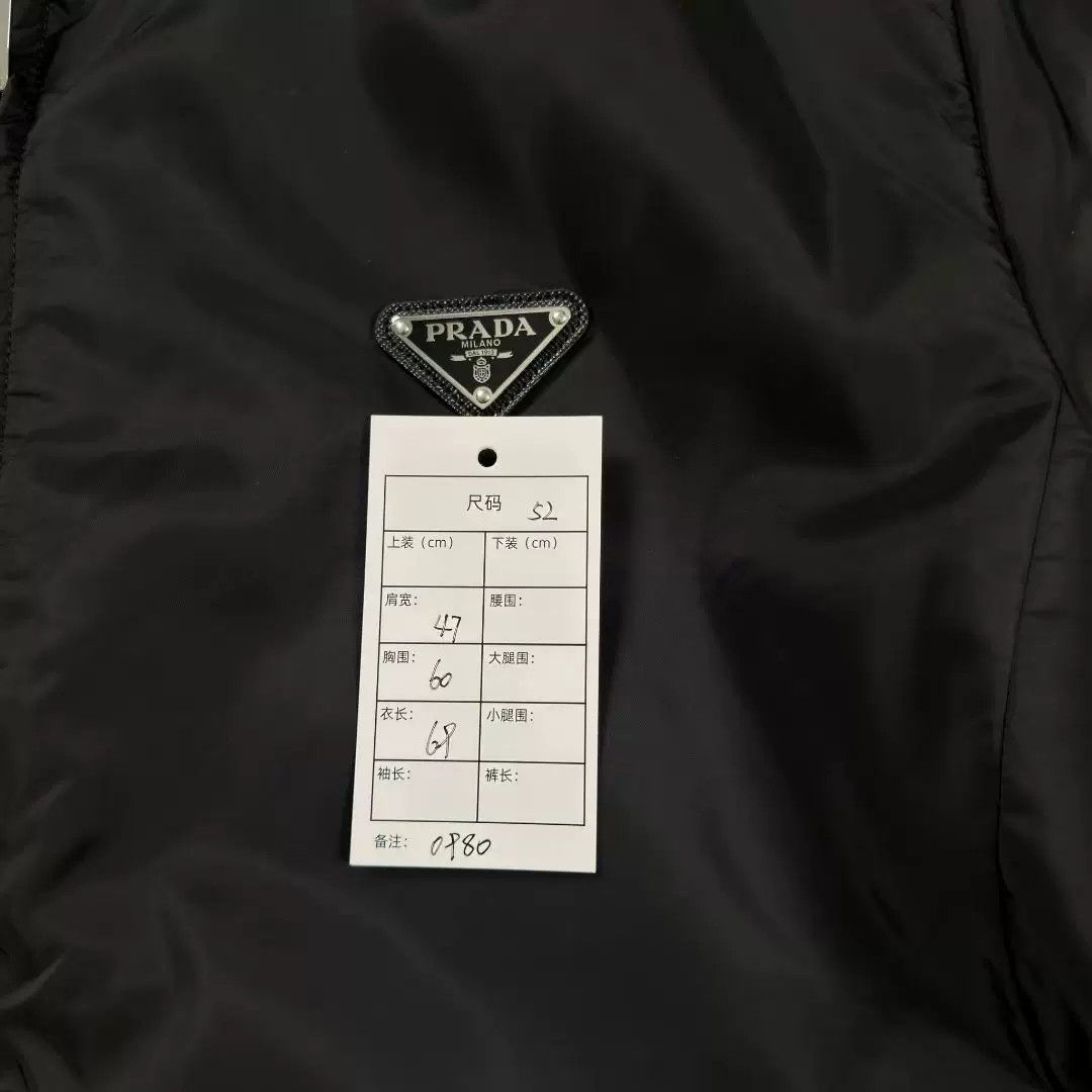 Prada prada black hooded cotton jacket size 52 Size US L / EU 52-54 / 3 - 5 Thumbnail