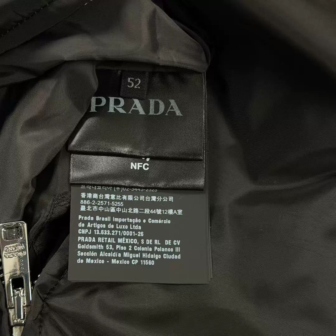 Prada prada black hooded cotton jacket size 52 Size US L / EU 52-54 / 3 - 4 Thumbnail