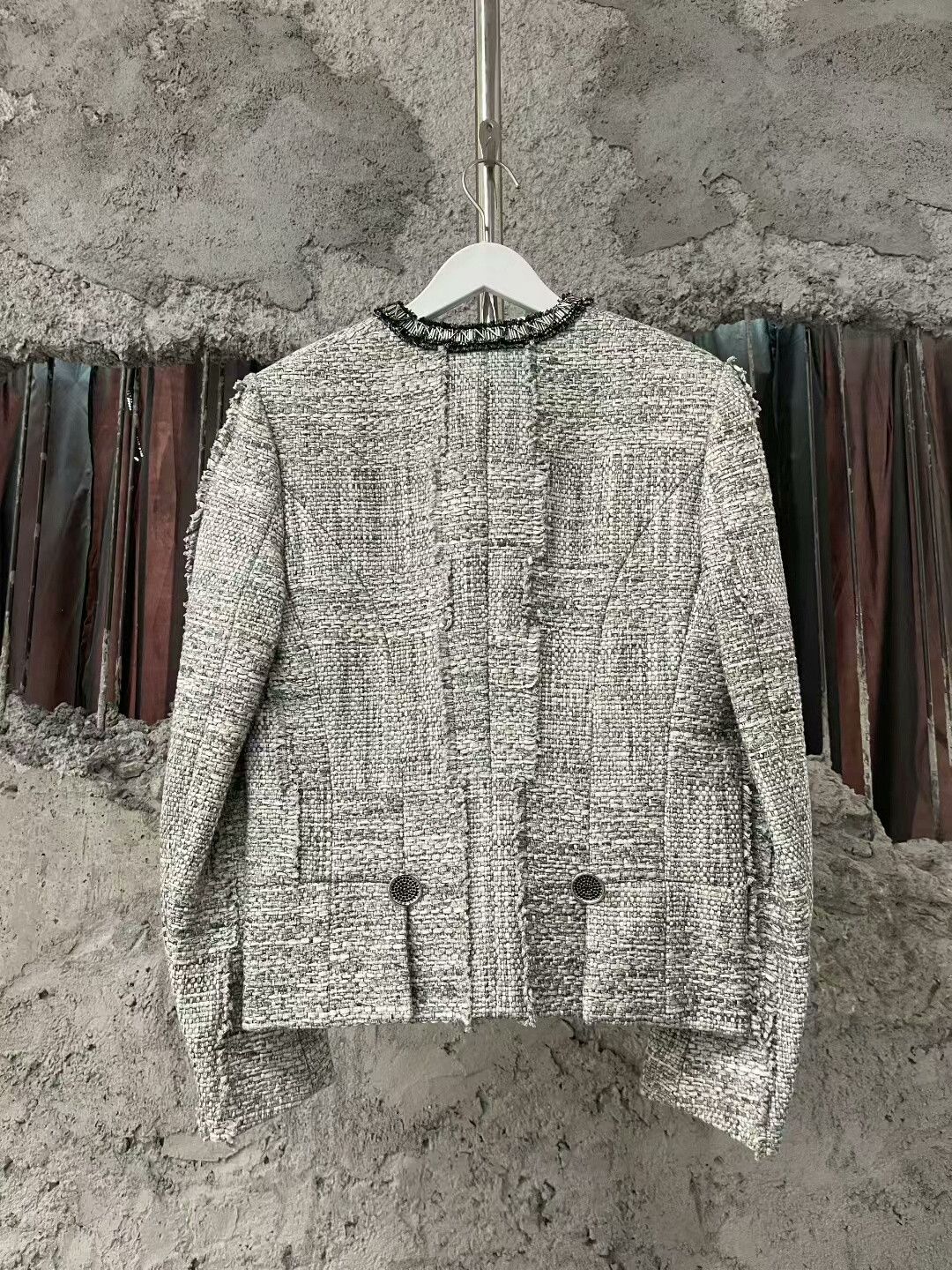 Louis Vuitton louis vuitton tweed jacket in new condition Size S / US 4 / IT 40 - 2 Thumbnail