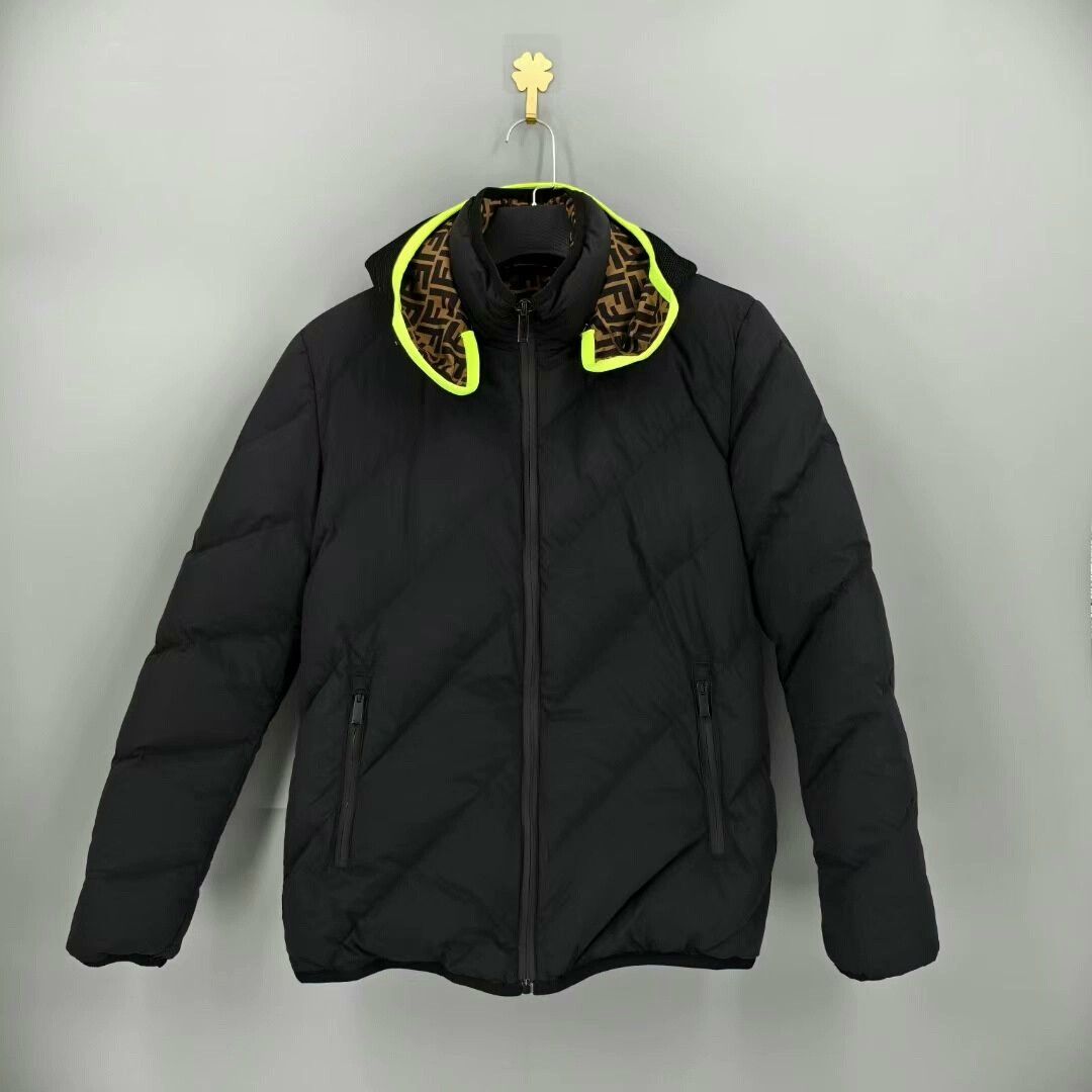Fendi reversible down jacket with detachable hood Size US M / EU 48-50 / 2 - 3 Thumbnail