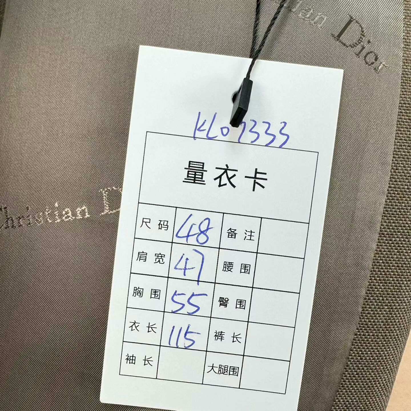 Dior dior double-breasted wool coat in coffee color Size US L / EU 52-54 / 3 - 7 Thumbnail