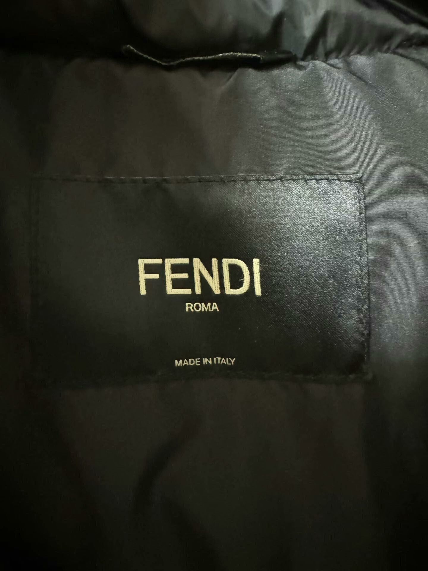 Fendi black fendi high-neck zip long sleeve jacket Size US M / EU 48-50 / 2 - 2 Thumbnail