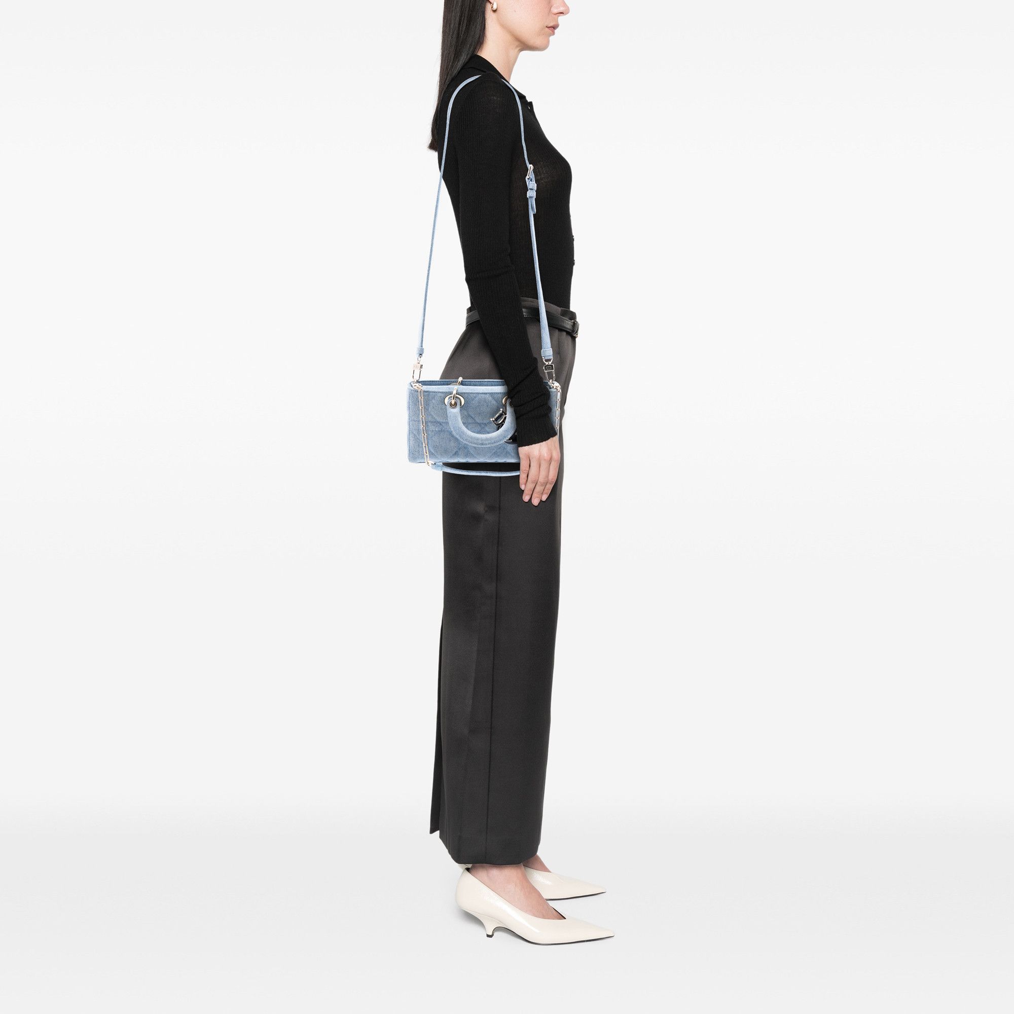 Dior Dior Medium Denim Macrocannage Lady D Joy Size ONE SIZE - 7 Thumbnail