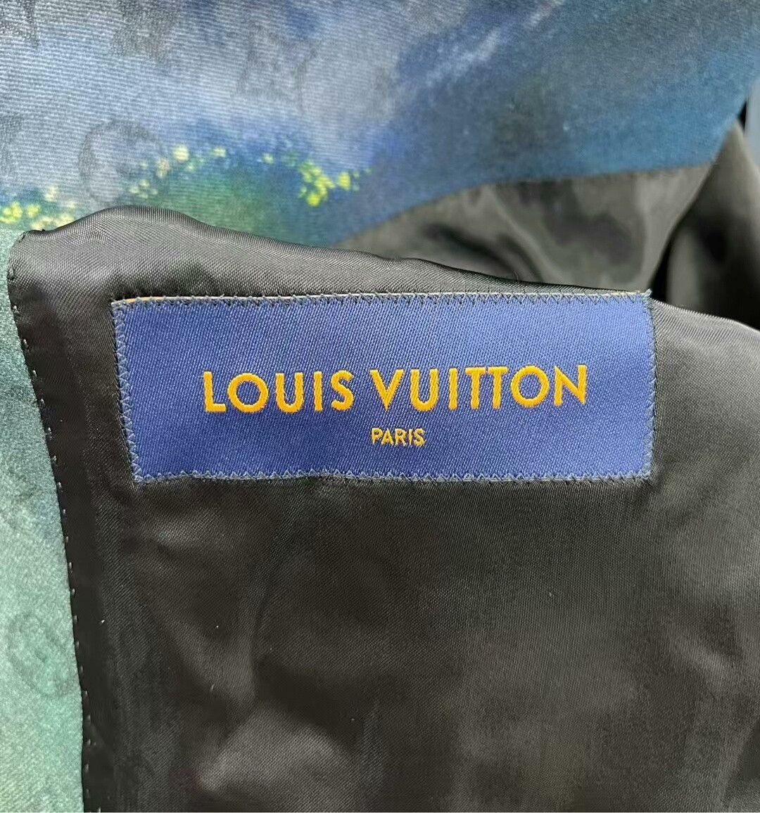 Louis Vuitton louis vuitton tie-dye logo blazer jacket Size US L / EU 52-54 / 3 - 3 Thumbnail