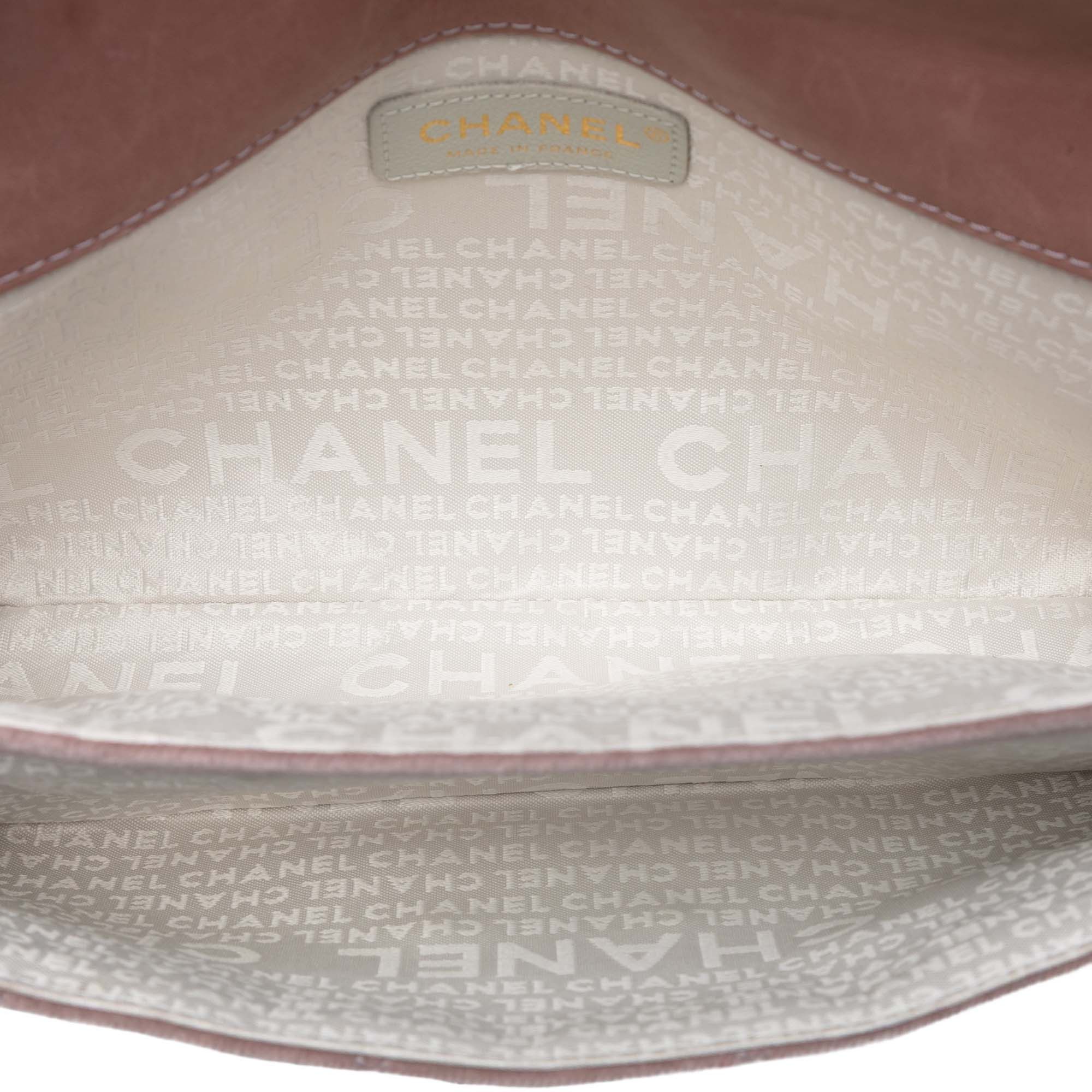 Chanel Chanel Quilted Velvet Giant Mademoiselle Turnlock Shoulder Bag Size ONE SIZE - 4 Thumbnail