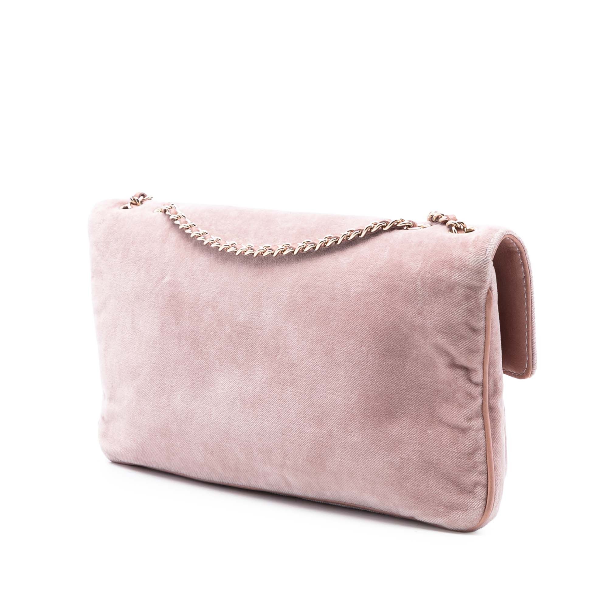 Chanel Chanel Quilted Velvet Giant Mademoiselle Turnlock Shoulder Bag Size ONE SIZE - 2 Thumbnail