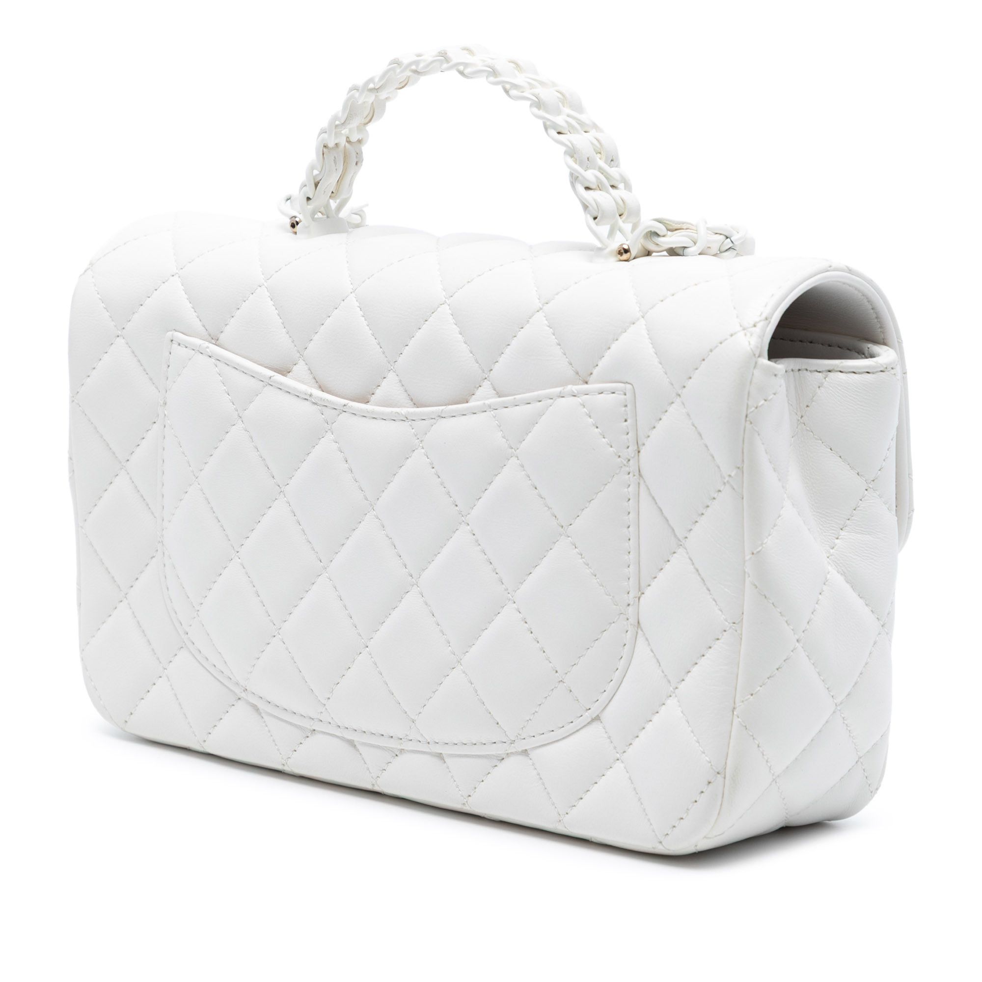 Chanel Chanel Mini Quilted Lambskin Coco Top Handle Bag Size ONE SIZE - 2 Thumbnail
