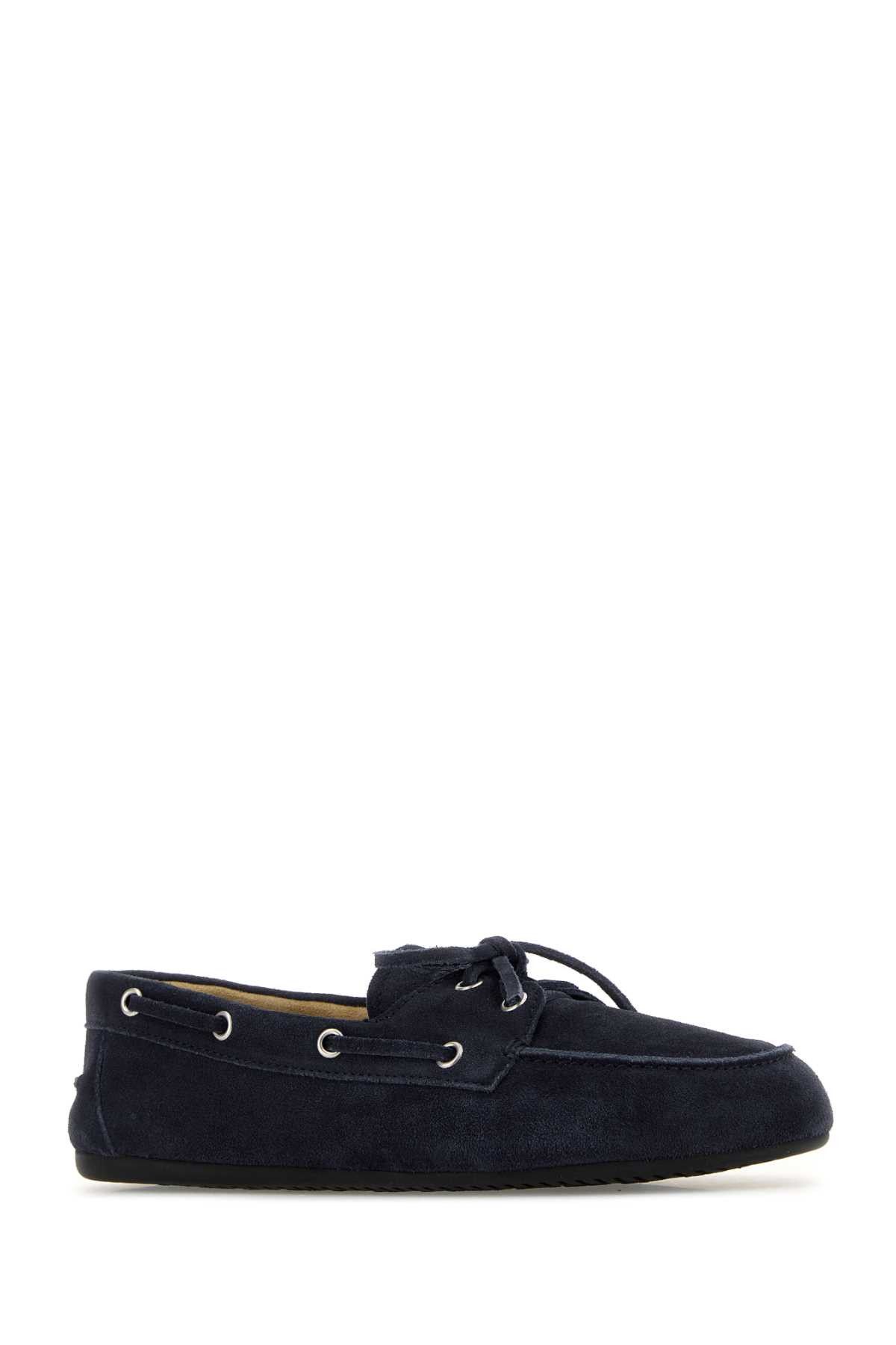 Miu Miu Blue Suede Loafers Size US 8.5 / IT 38.5 - 2 Thumbnail