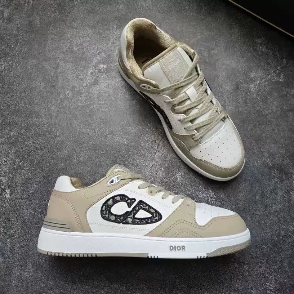 Dior dior b57 white and brown sneakers Size US 10 / EU 43 - 5 Thumbnail