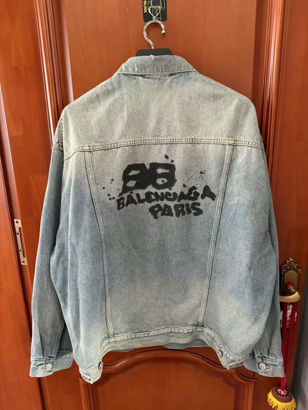 Balenciaga balenciaga graffiti denim jacket with dual B Size US XXL / EU 58 / 5 - 3 Thumbnail
