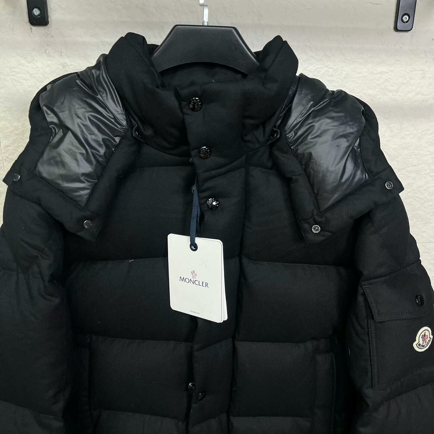 Moncler black matte Vezere down jacket by Moncler Size US L / EU 52-54 / 3 - 2 Thumbnail