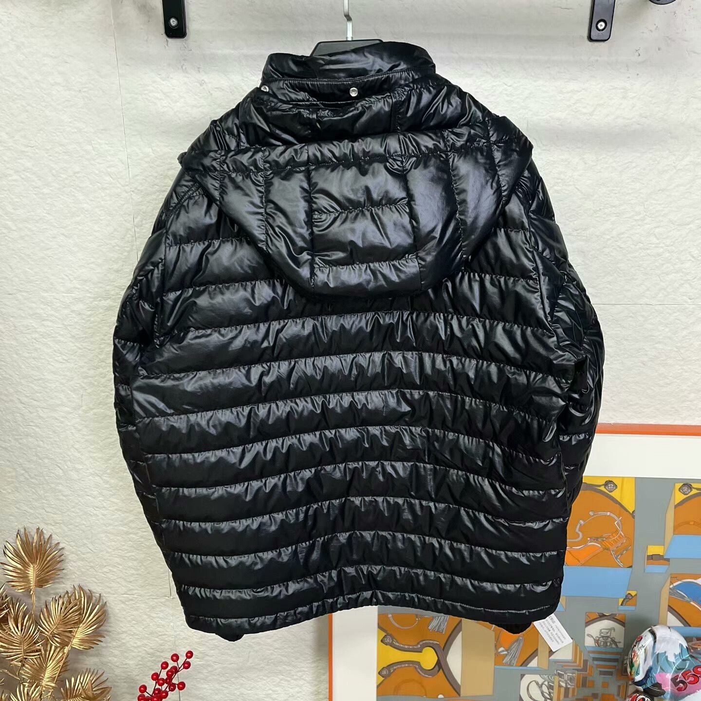 Moncler Moncler Lauros Lightweight Black Down Jacket Size US M / EU 48-50 / 2 - 2 Thumbnail