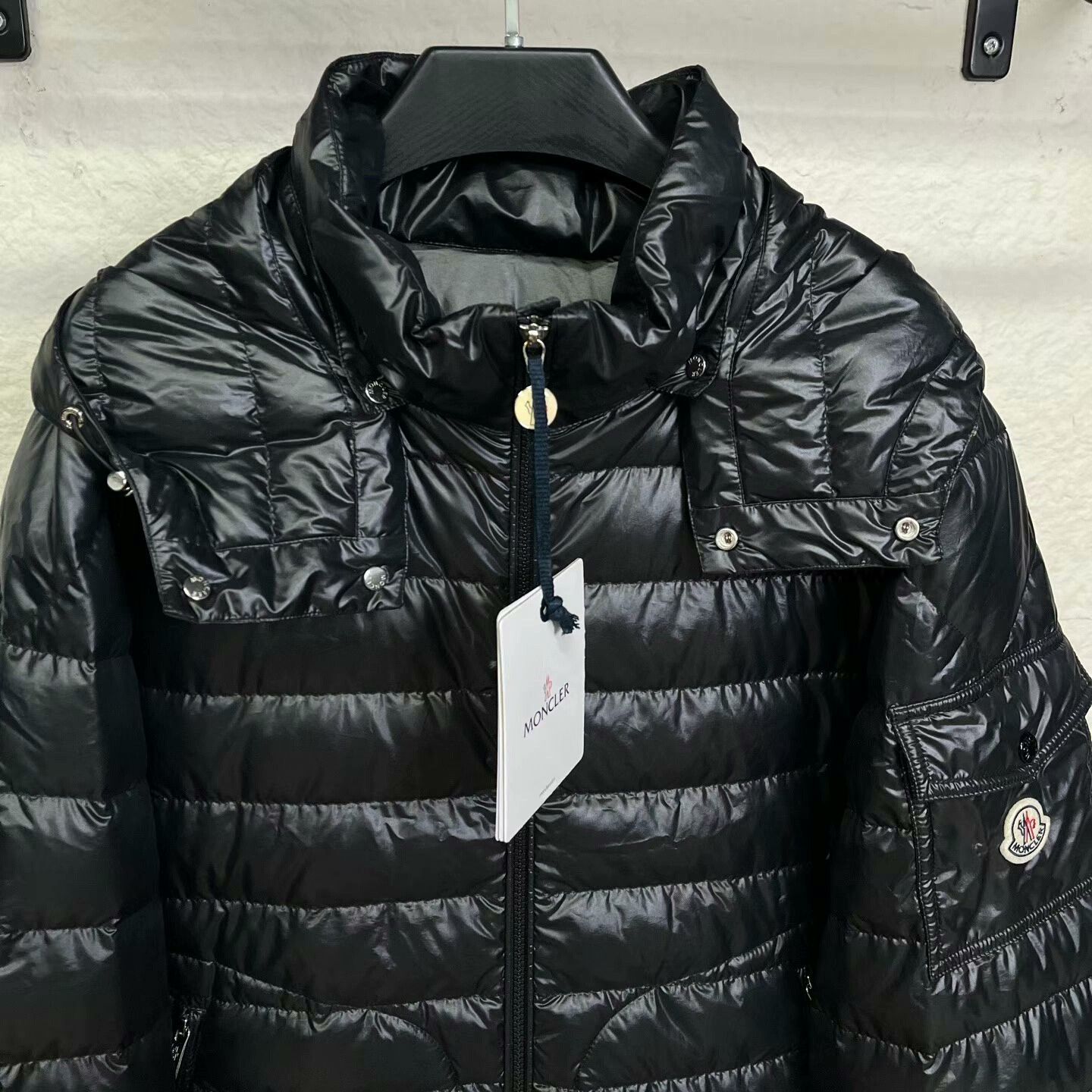 Moncler Moncler Lauros Lightweight Black Down Jacket Size US M / EU 48-50 / 2 - 3 Thumbnail