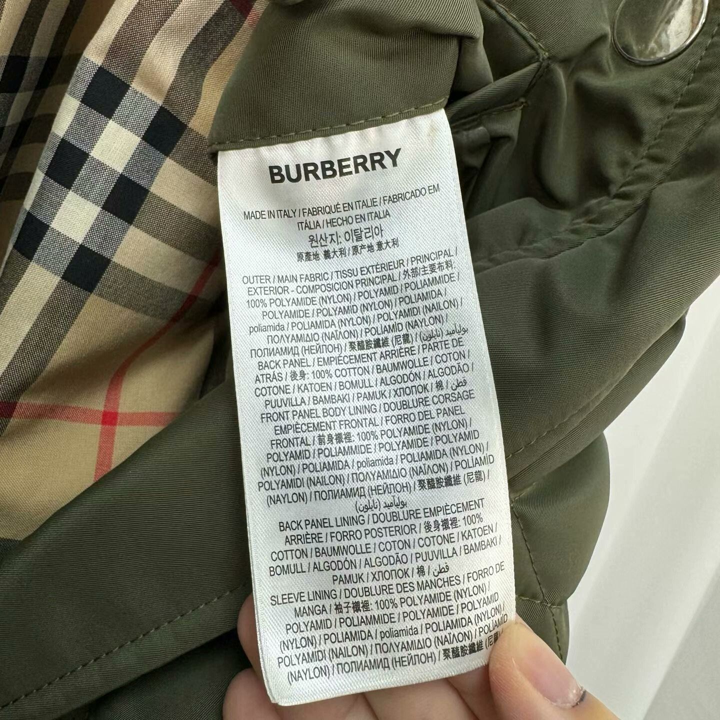 Burberry Burberry Limited Edition Cotton Windbreaker Jacket Size S / US 4 / IT 40 - 5 Thumbnail