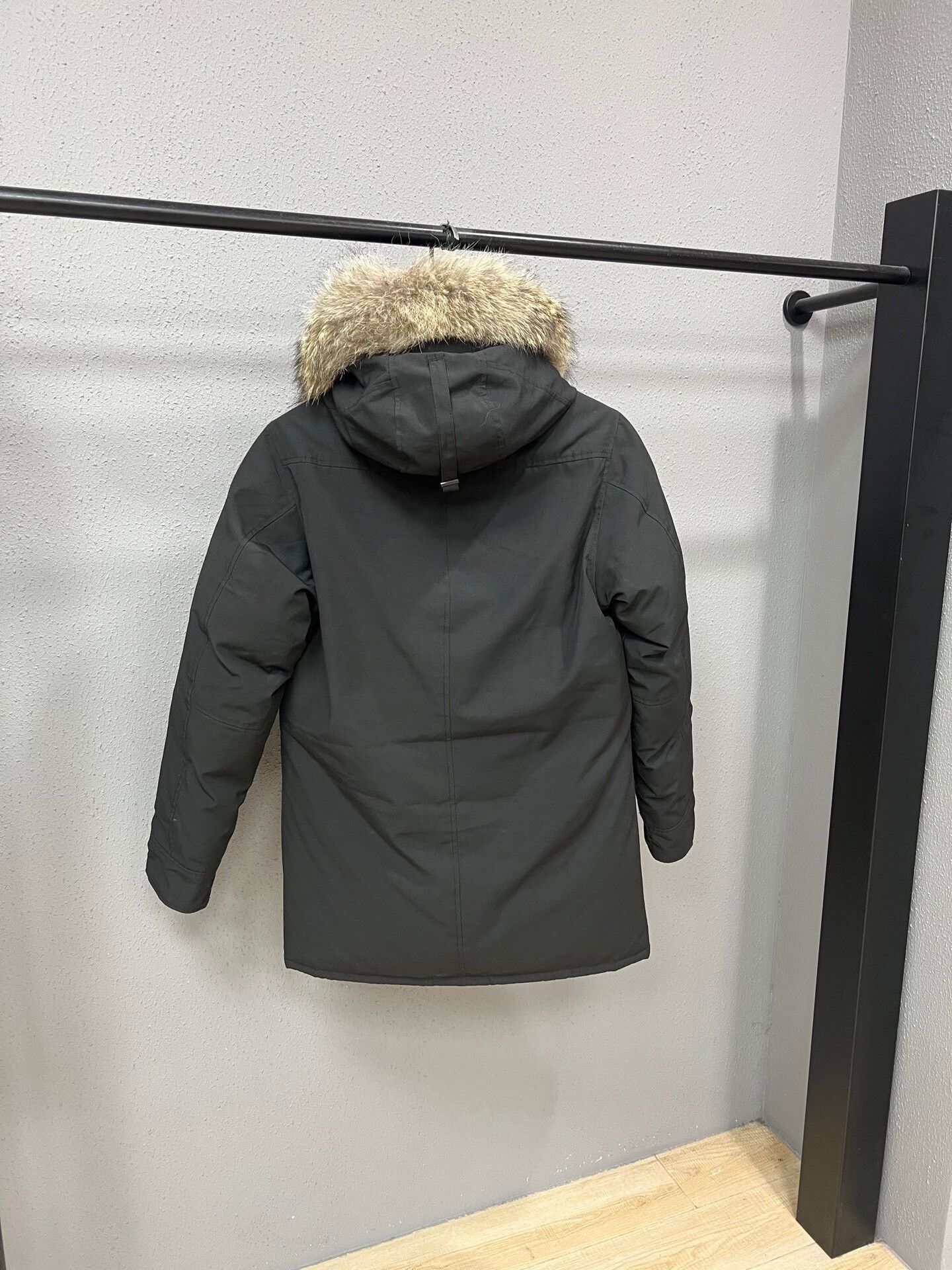 Canada Goose Canada Goose Black Down Jacket with Fur Collar Size S / US 4 / IT 40 - 2 Thumbnail