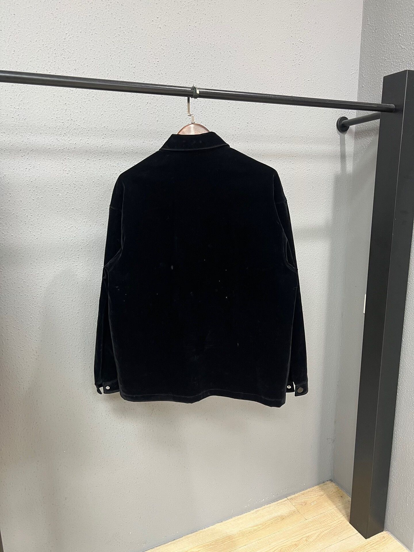 Prada Prada Velvet Triangle Logo Jacket Size US M / EU 48-50 / 2 - 2 Thumbnail