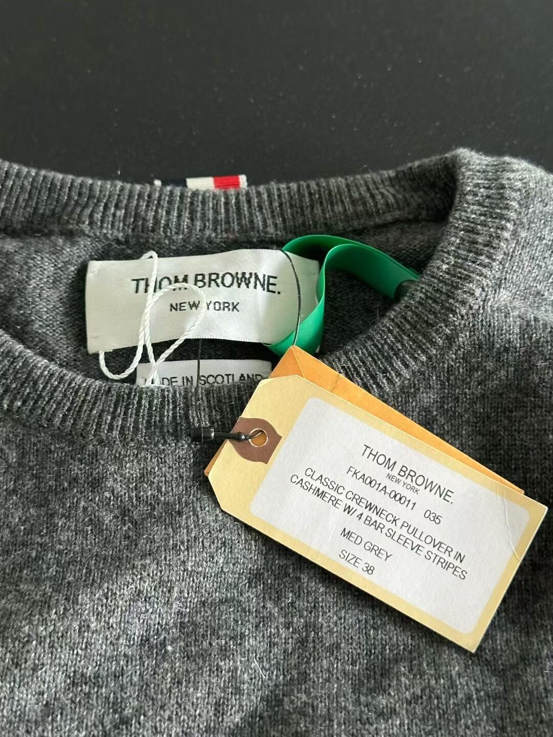 Thom Browne thom browne gray cashmere sweater Size US S / EU 44-46 / 1 - 3 Thumbnail