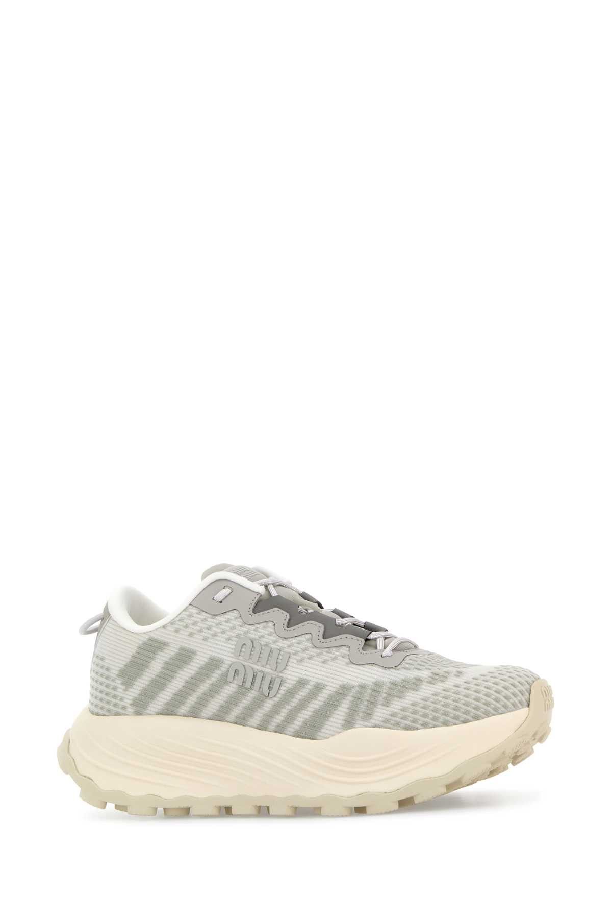 Miu Miu Two-Tone Fabric Sneakers Size US 10 / IT 40 - 2 Thumbnail