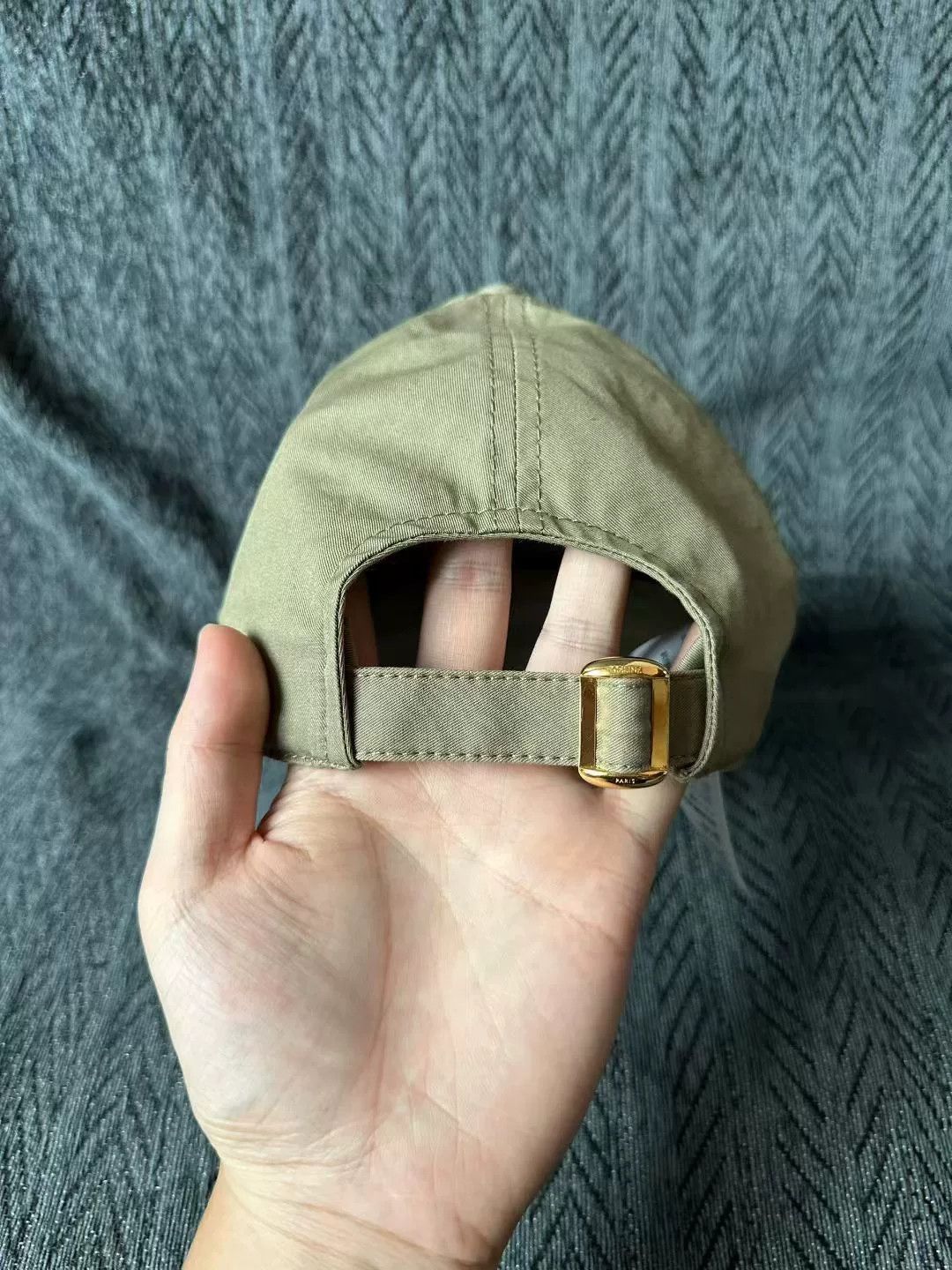 Celine celine khaki baseball cap with logo Size ONE SIZE - 2 Thumbnail