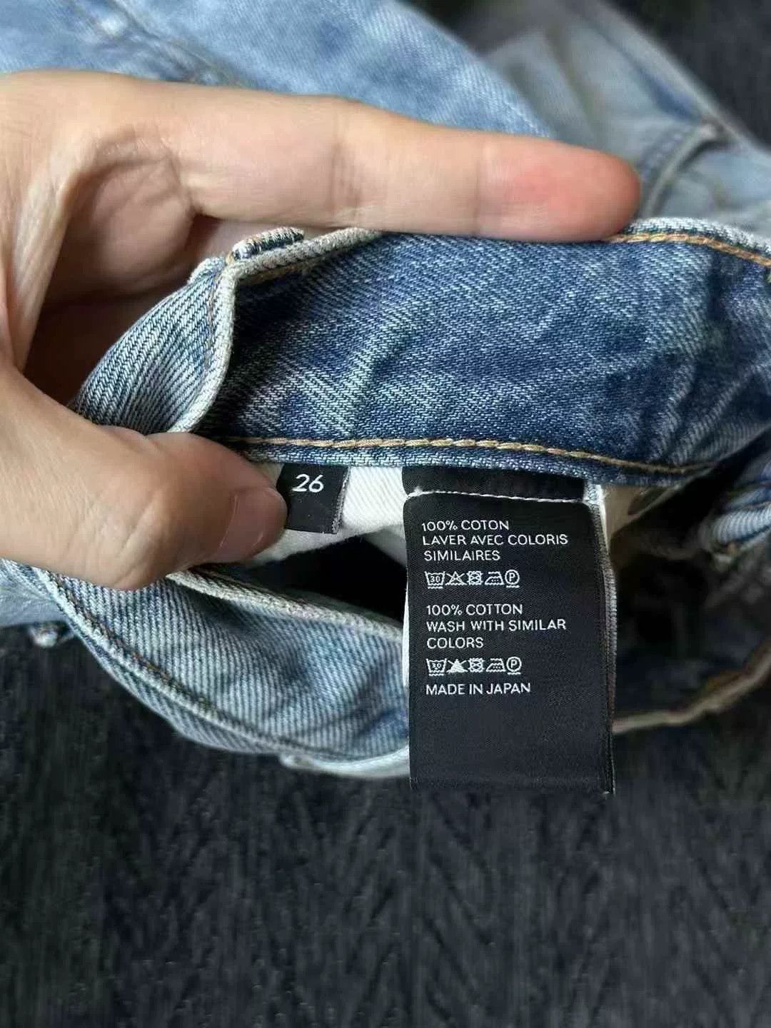 Celine celine distressed denim pants size 26 Size 26" / US 2 / IT 38 - 4 Thumbnail