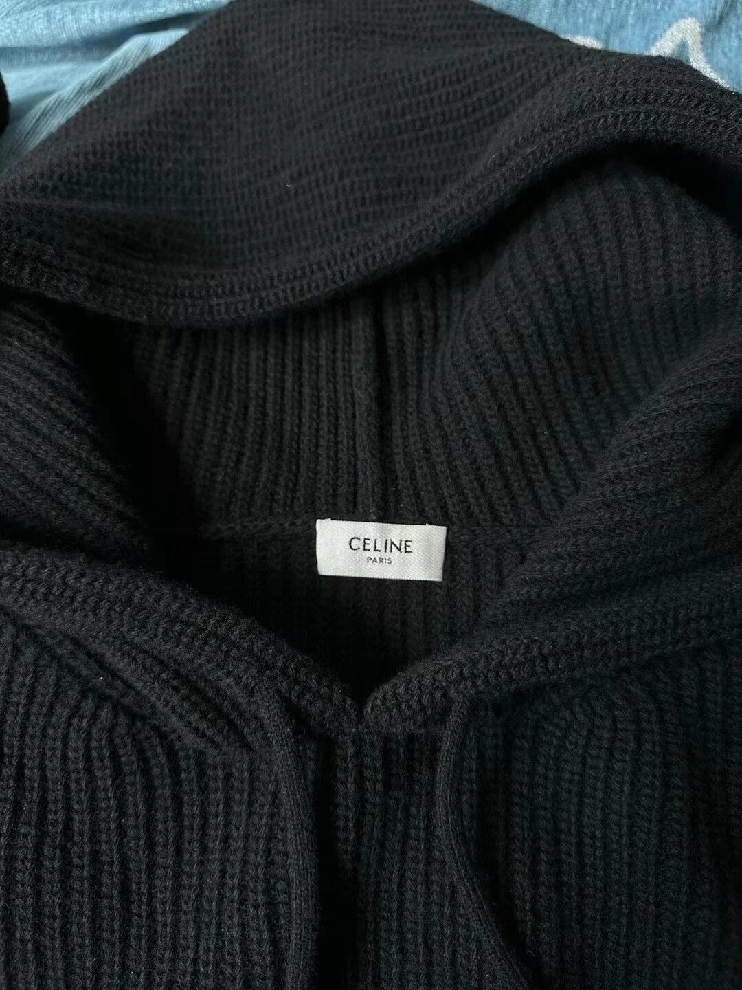 Celine celine gradient sequined wool knit hoodie Size S / US 4 / IT 40 - 2 Thumbnail