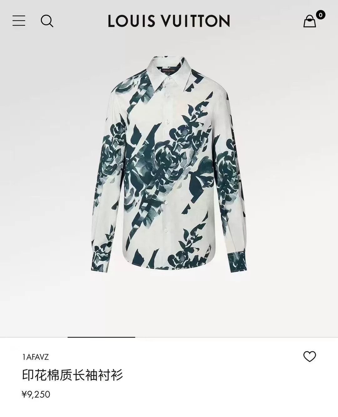 Louis Vuitton Louis Vuitton White Floral Pattern Shirt Size XS / US 0-2 / IT 36-38 - 6 Thumbnail