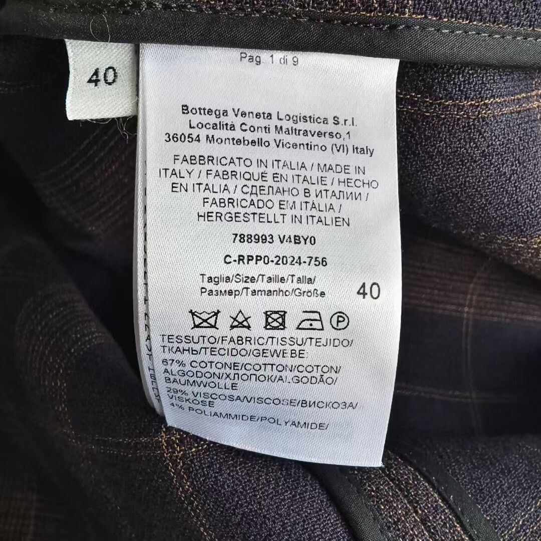 Bottega Veneta Bottega Veneta Plaid Suit Skirt Size 40" / US 18 - 4 Thumbnail