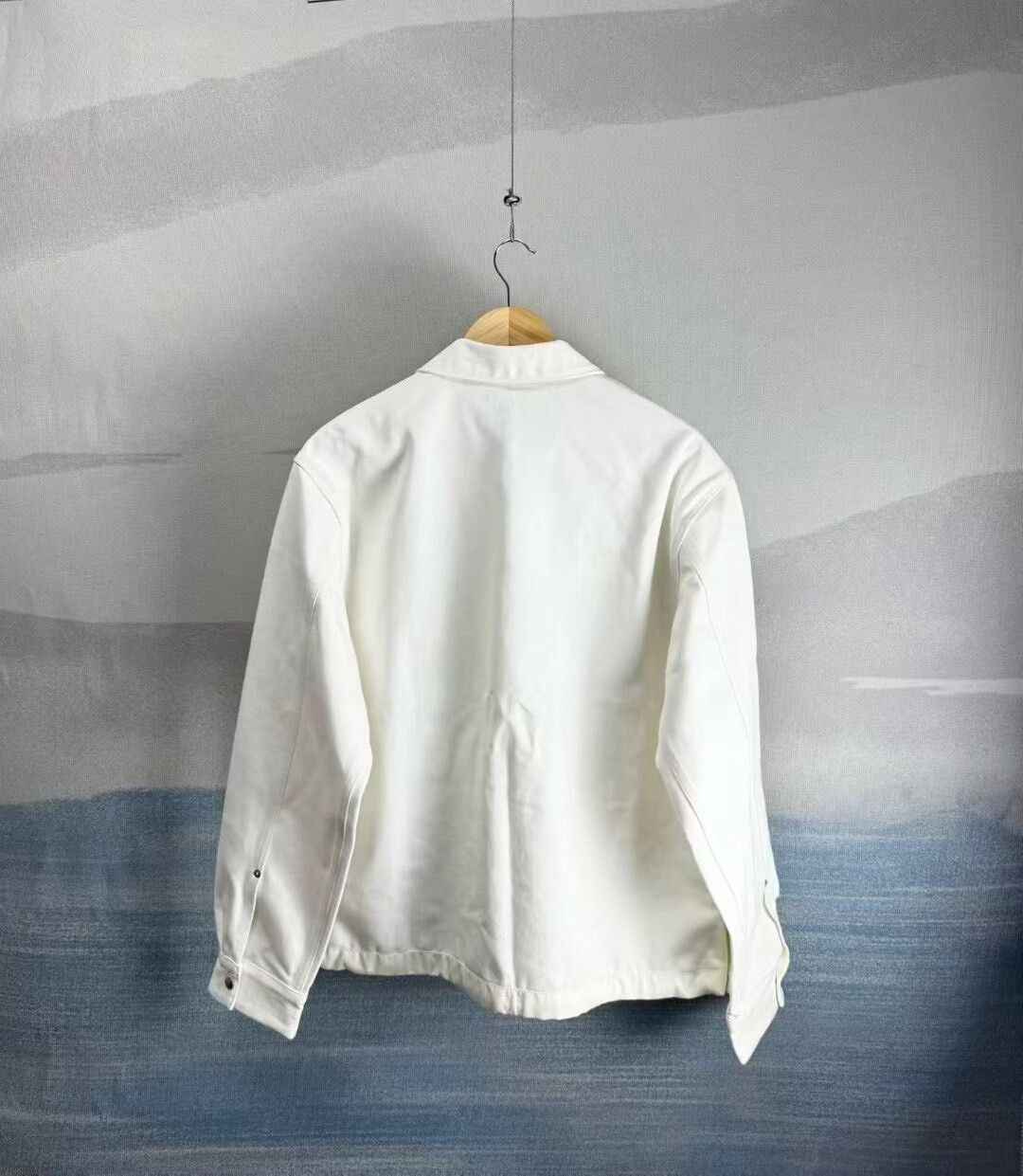 Dior Dior x Sacai White Denim Jacket Size US L / EU 52-54 / 3 - 2 Thumbnail
