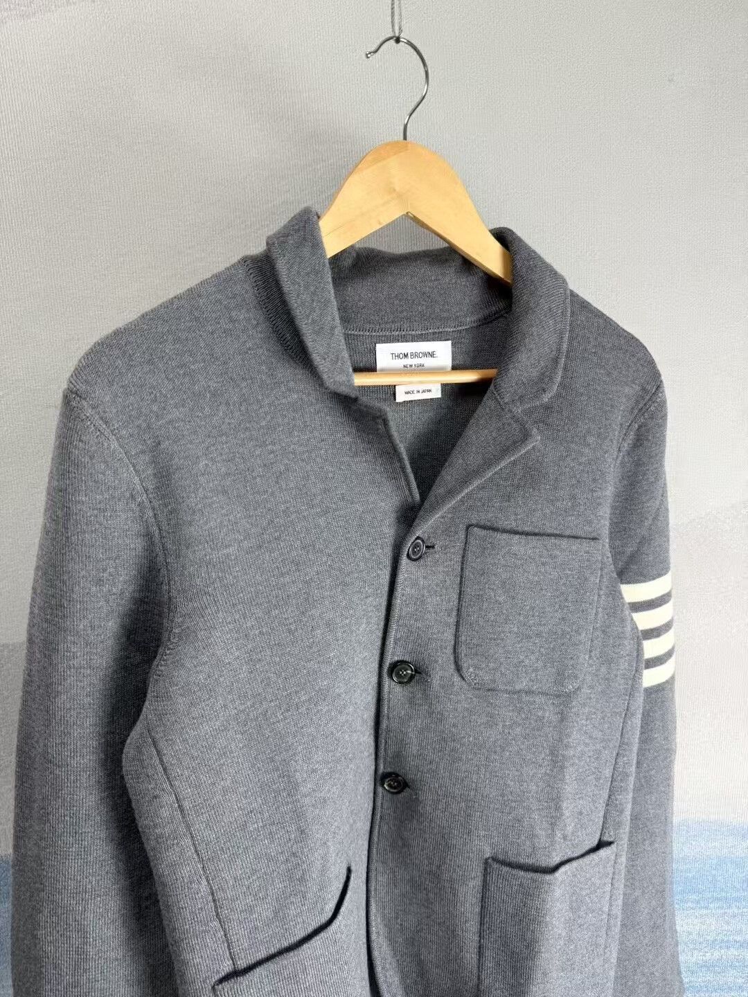 Thom Browne thom browne gray wool suit jacket Size US S / EU 44-46 / 1 - 3 Thumbnail