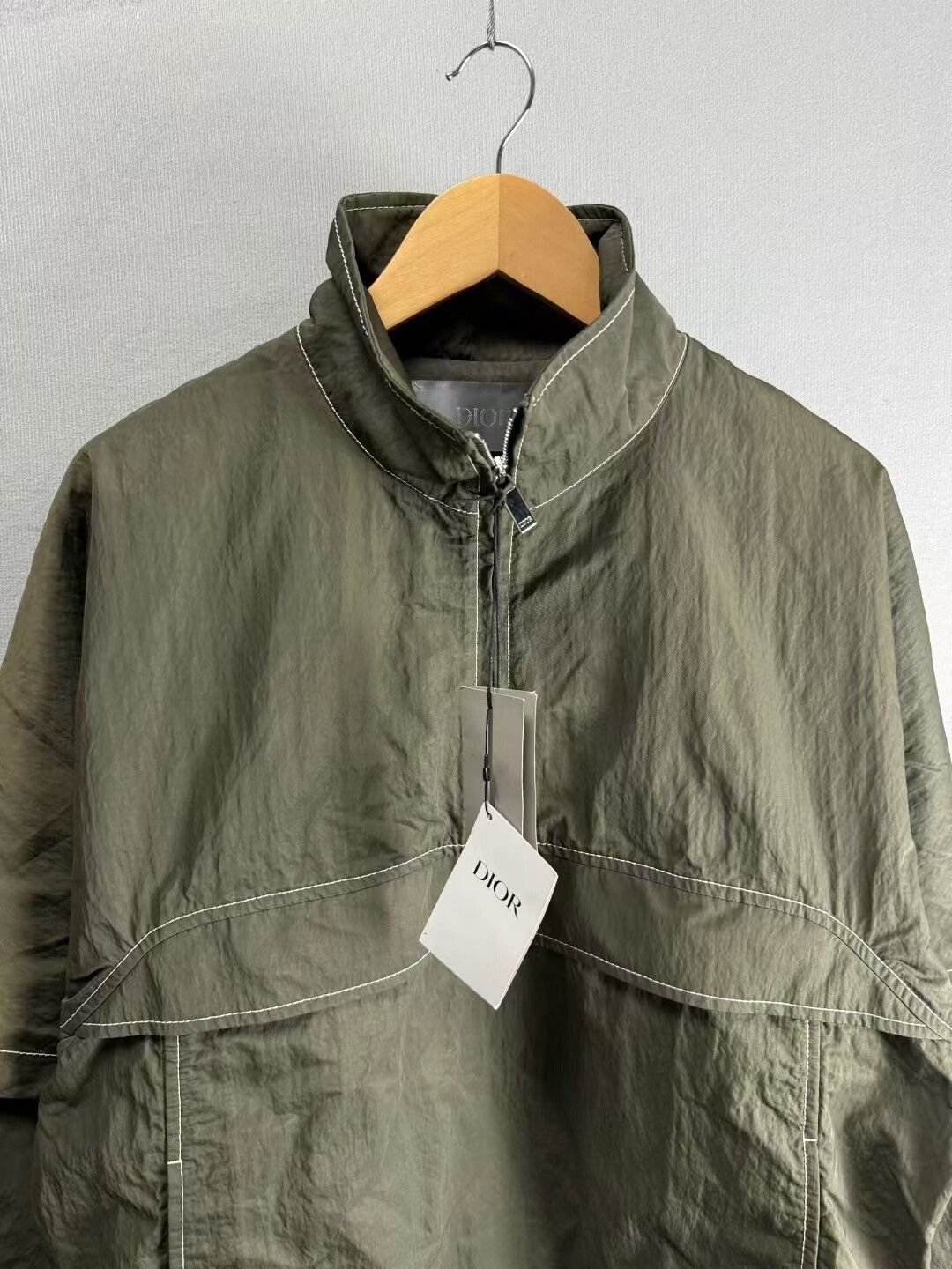 Dior Dior Atelier Olive Green Half-Zip Jacket Size US L / EU 52-54 / 3 - 2 Thumbnail