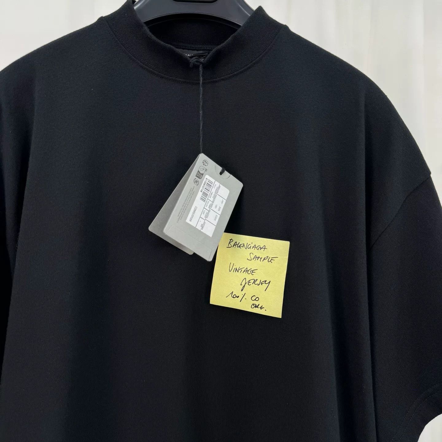 Balenciaga Balenciaga New Black Printed Short Sleeve Shirt Size US XS / EU 42 / 0 - 3 Thumbnail