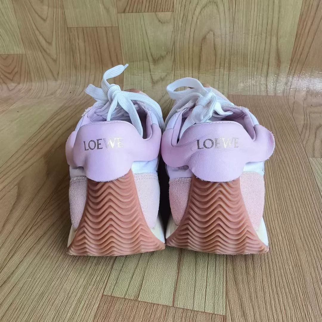 Loewe loewe flow runner pink lace-up sneakers Size US 6 / IT 36 - 5 Thumbnail