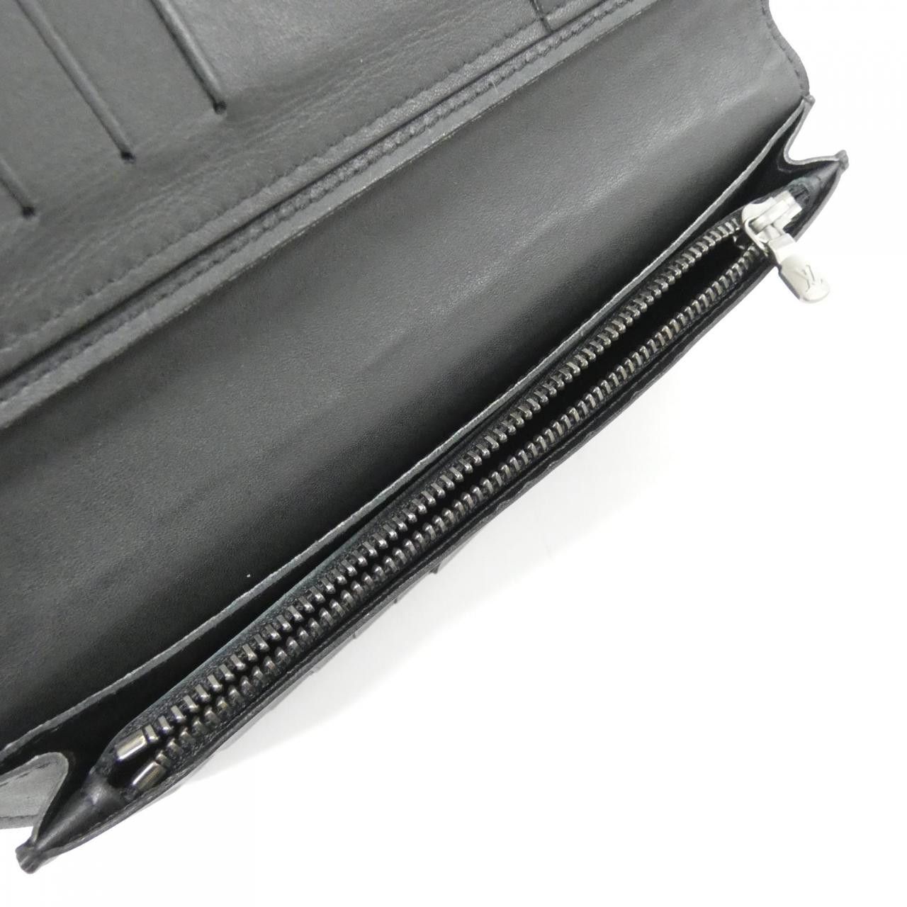 Louis Vuitton Louis Vuitton Louis Vuitton Damier Infini Long Wallet Canvas Long Wallet N63010 DUTY FREE for USA Size ONE SIZE - 6 Thumbnail