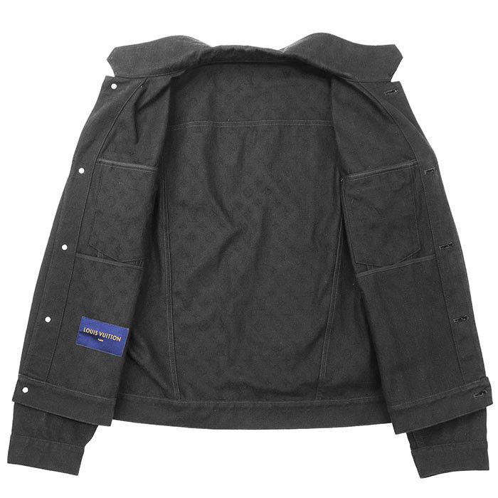 Louis Vuitton Louis Vuitton Louis Vuitton Monogram Cotton Denim Jacket Denim Outerwear DUTY FREE for USA Size ONE SIZE - 8 Thumbnail