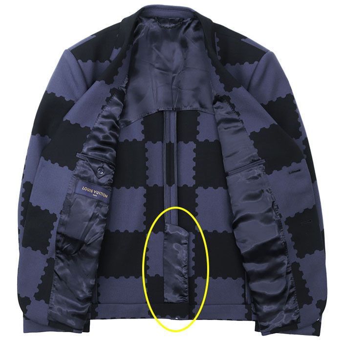 Louis Vuitton Louis Vuitton Louis Vuitton LV MADE PARIS Damier Wool Jacket Cotton Outerwear DUTY FREE for USA Size ONE SIZE - 8 Thumbnail