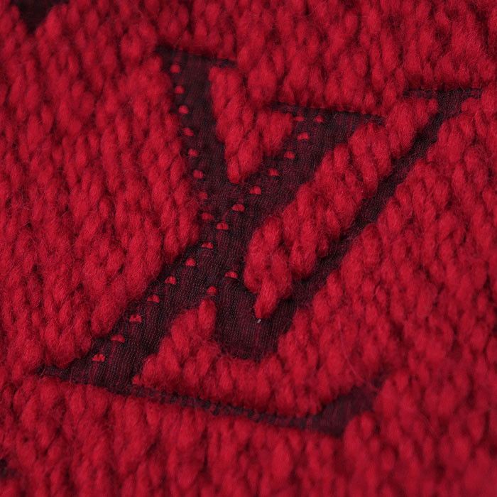 Louis Vuitton Louis Vuitton Louis Vuitton Echarpe Logomania Wool Silk Scarf Cotton Scarf M72432 DUTY FREE for USA Size ONE SIZE - 6 Thumbnail