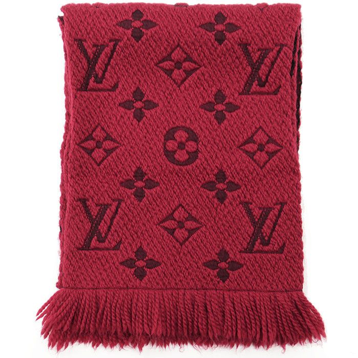 Louis Vuitton Louis Vuitton Louis Vuitton Echarpe Logomania Wool Silk Scarf Cotton Scarf M72432 DUTY FREE for USA Size ONE SIZE - 5 Thumbnail