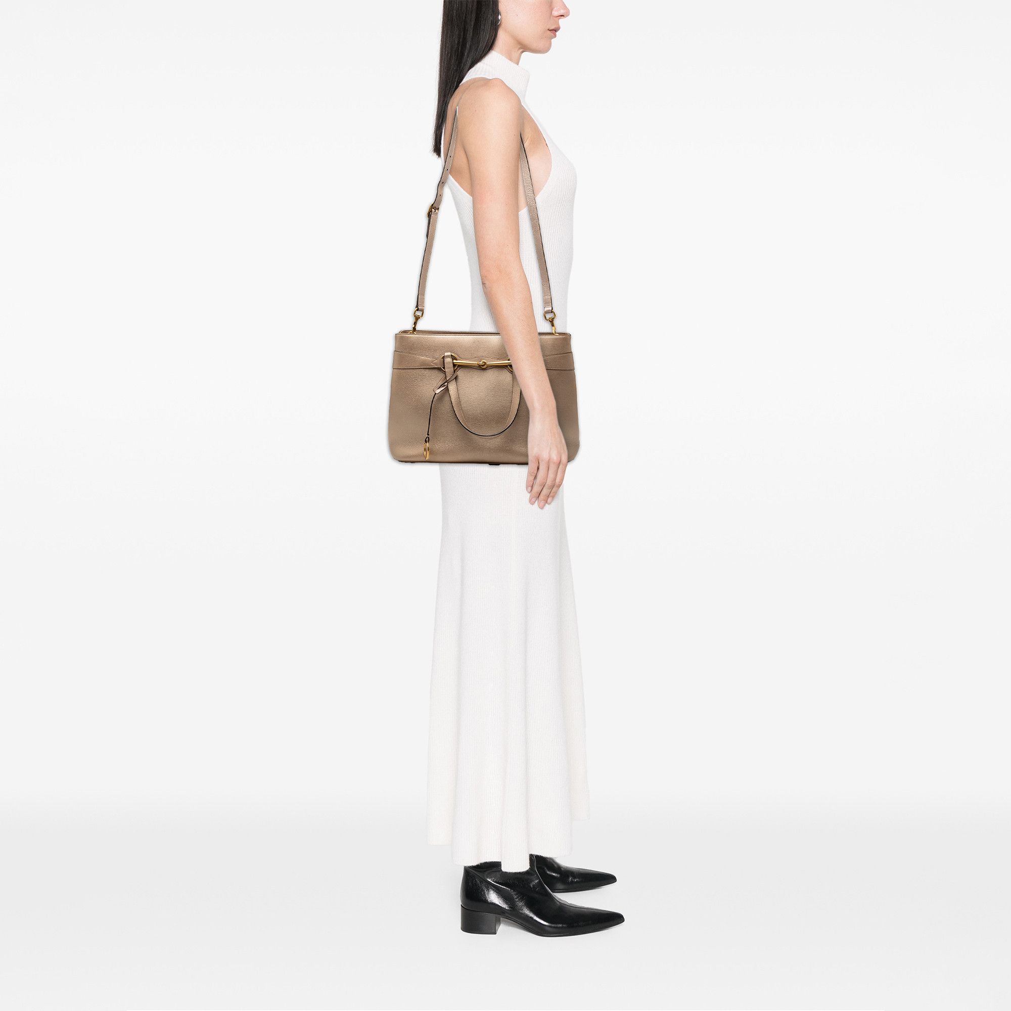 Gucci Gucci Leather Bright Bit Satchel Size ONE SIZE - 7 Thumbnail