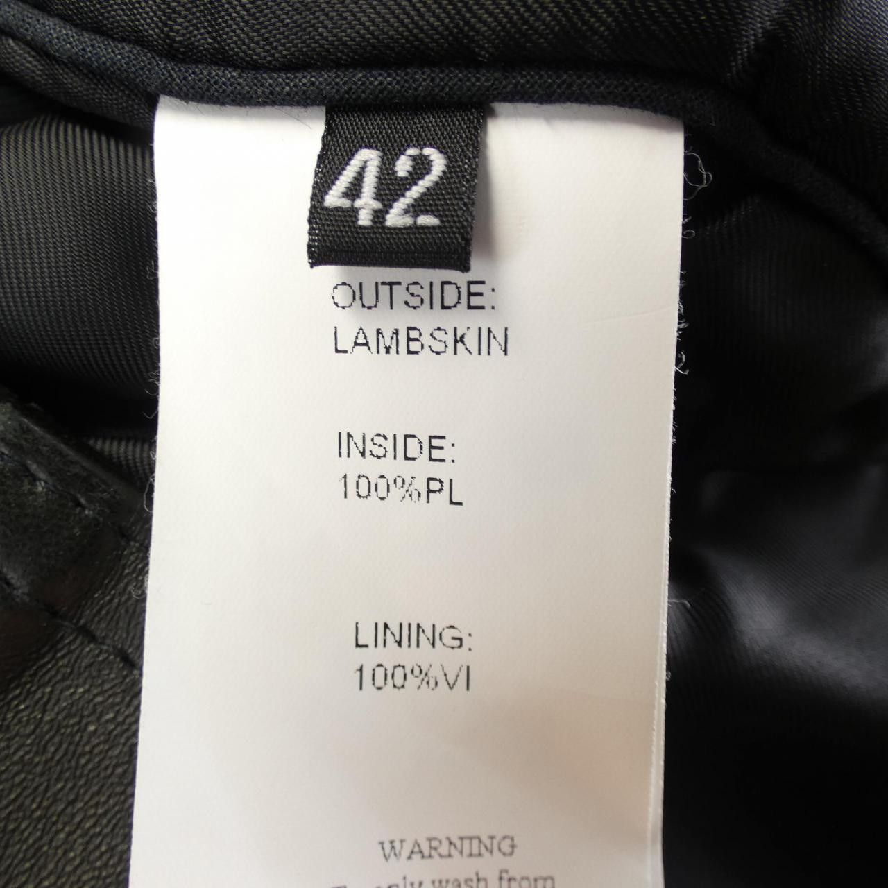 Other Other Emmeti Lamb Leather Jacket Leather Outerwear DUTY FREE for USA Size ONE SIZE - 3 Thumbnail