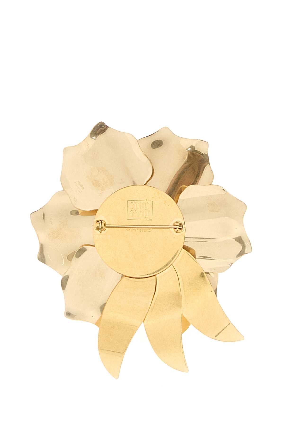 Miu Miu Gold Metal Pin Size ONE SIZE - 2 Thumbnail