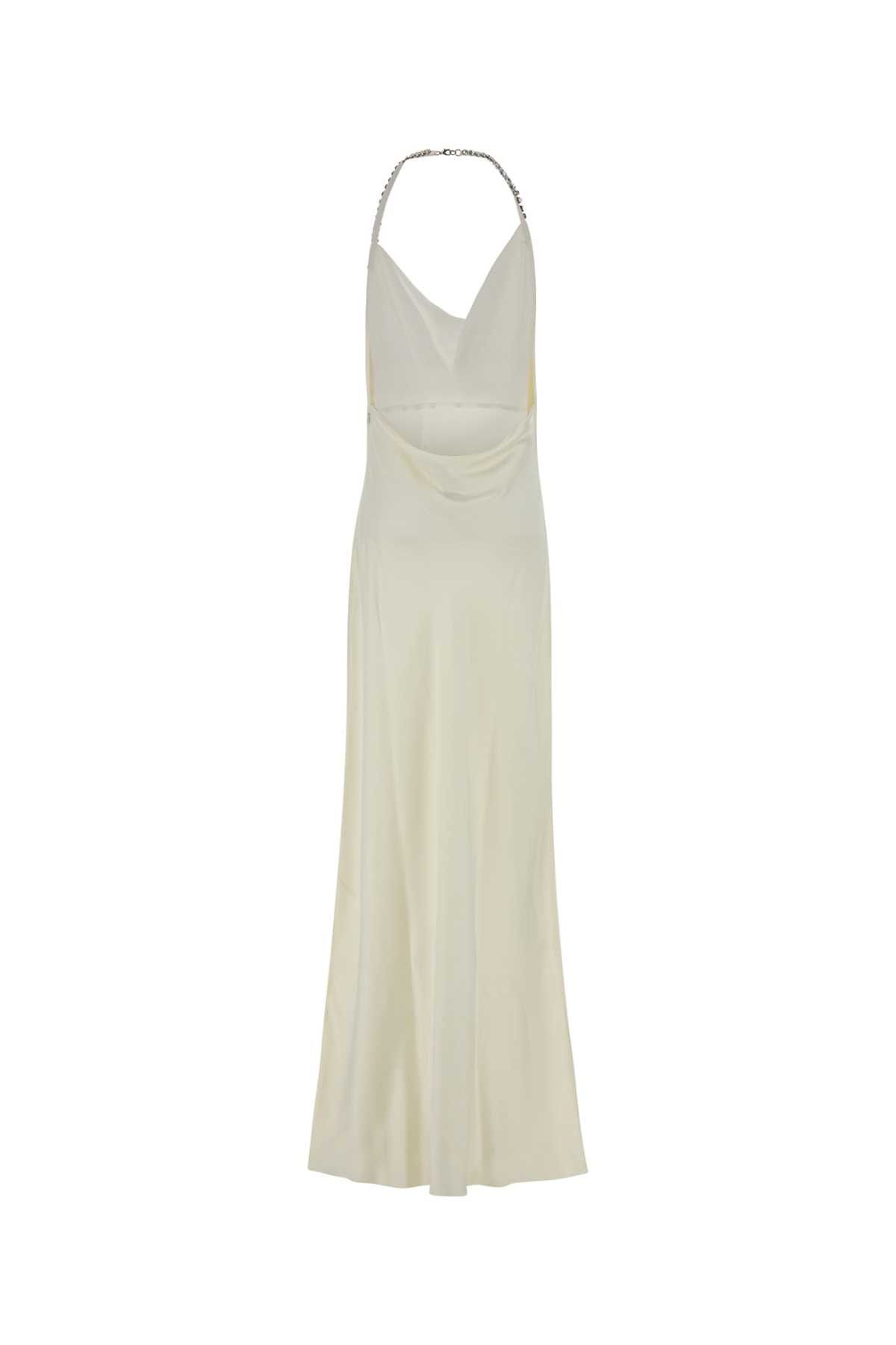 Stella McCartney Ivory Satin Long Dress Size S / US 4 / IT 40 - 2 Thumbnail
