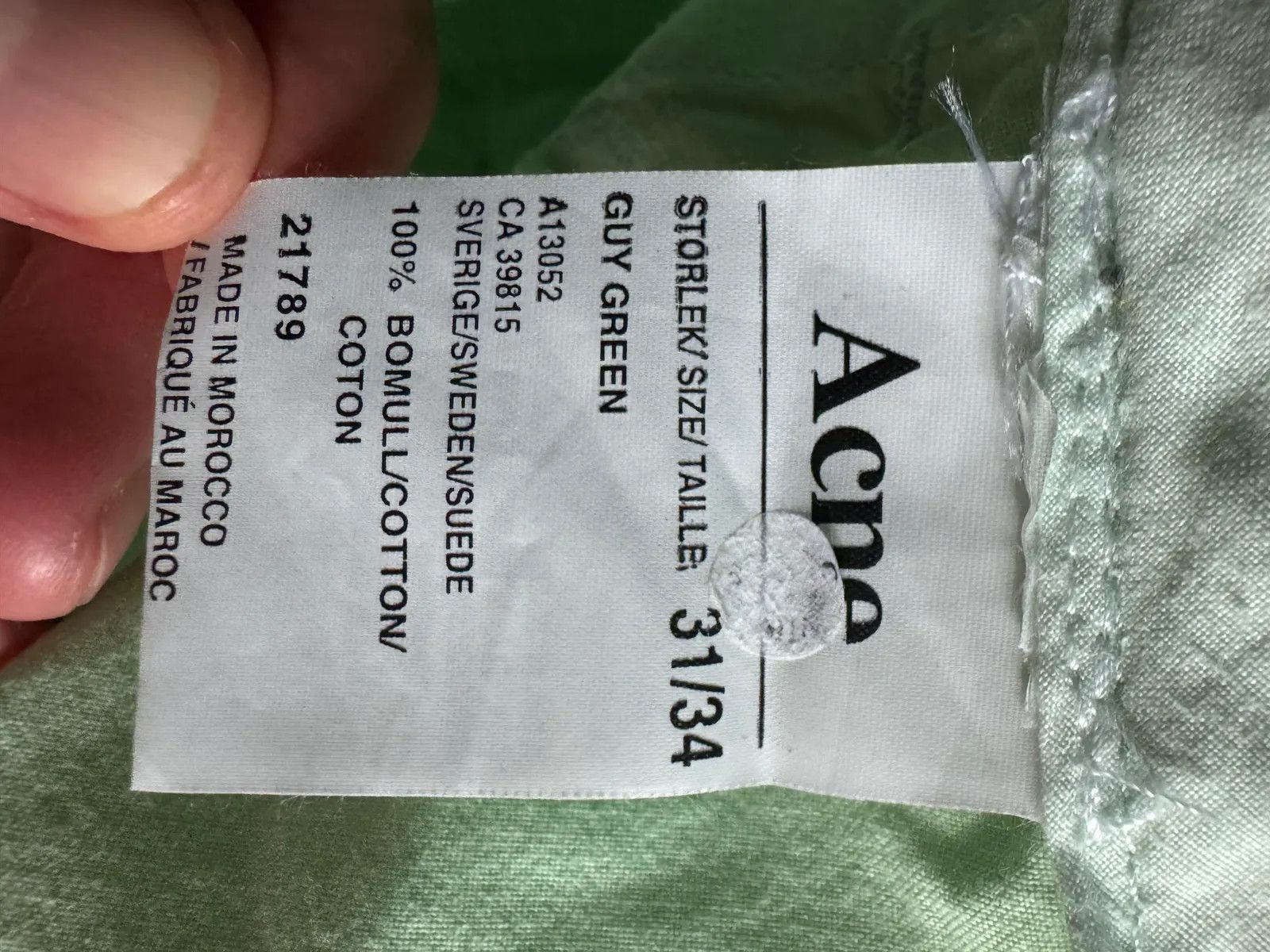 Acne Studios Acne Studios Pants Size US 31 - 2 Thumbnail