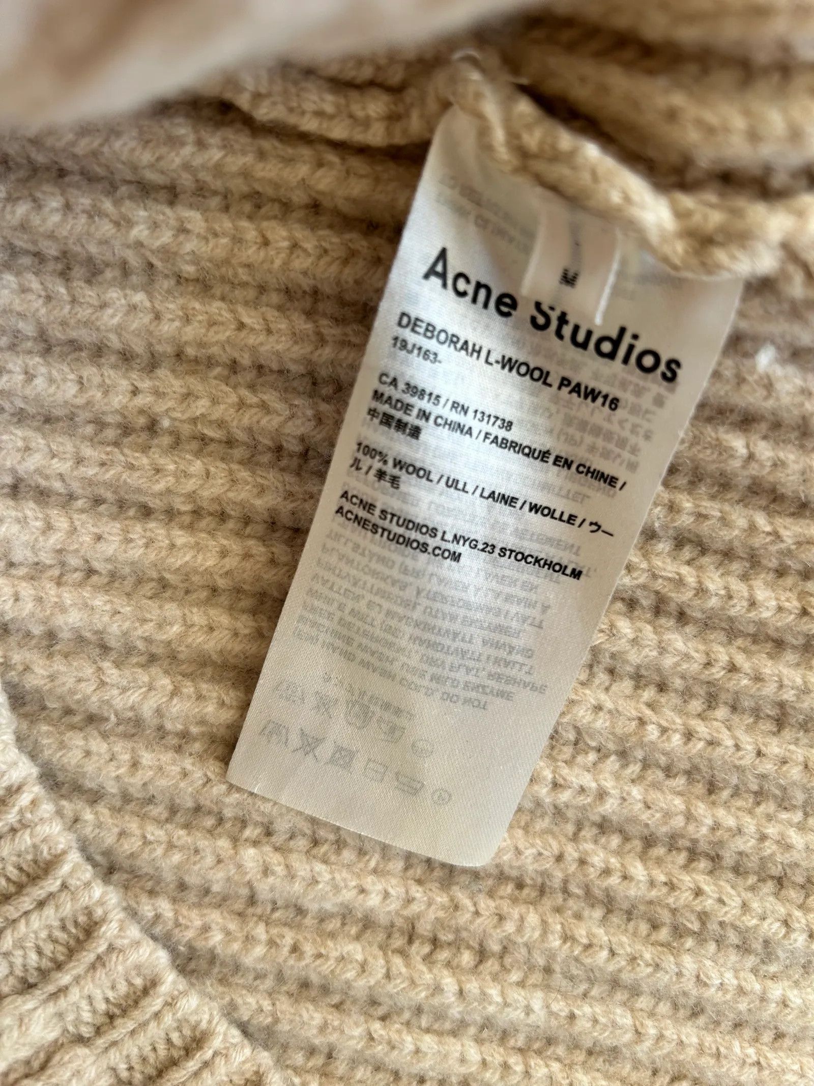 Acne Studios Acne Studios Deborah L-wool Paw16 Sweater Size M / US 6-8 / IT 42-44 - 3 Thumbnail