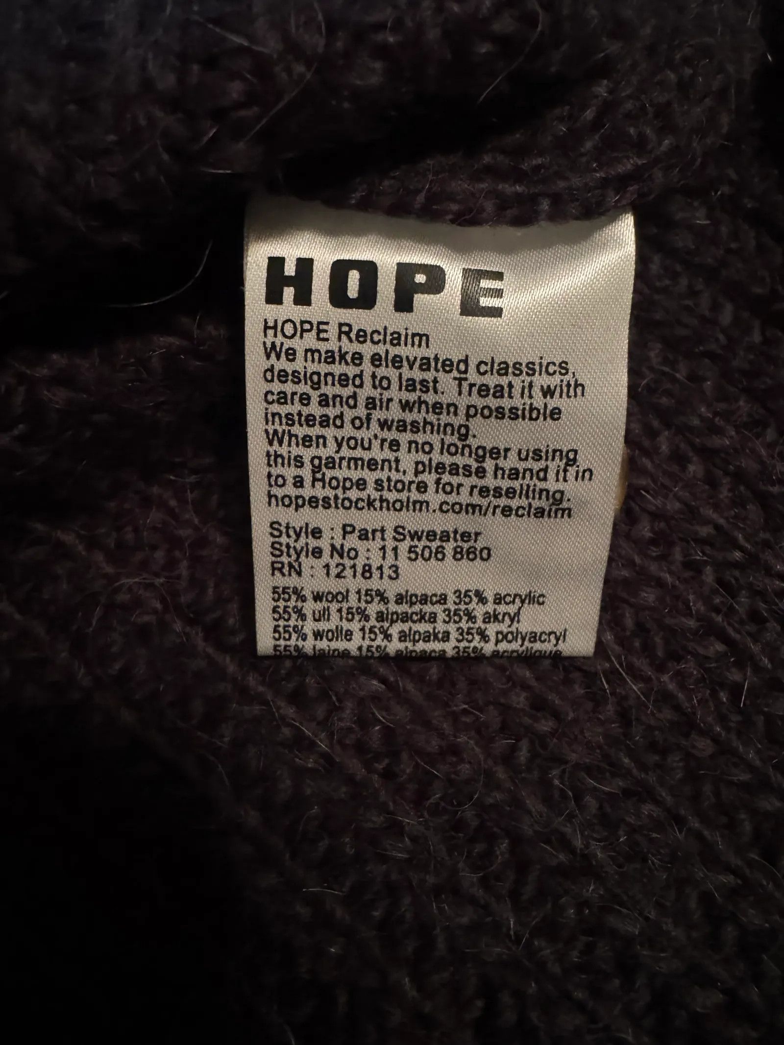 Hope Hope Part Sweater Sweater Size M / US 6-8 / IT 42-44 - 2 Thumbnail